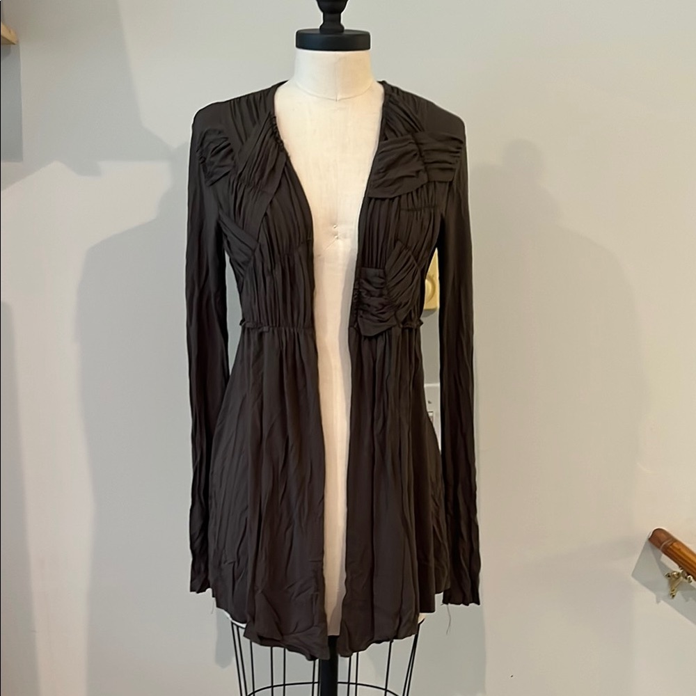 Anthropologie Bailey 44 Chocolate Brown cardigan M